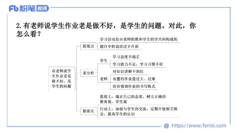 结构化试题示范200题&mdash;&mdash;态度观点6(1)(1)_教资初高中_教资面试2025教资面试备考资料合集_教资面试资料合集_2025教资面试资料_25上教资面试fb系统班_补充课：结构化试题200题_005态度观点