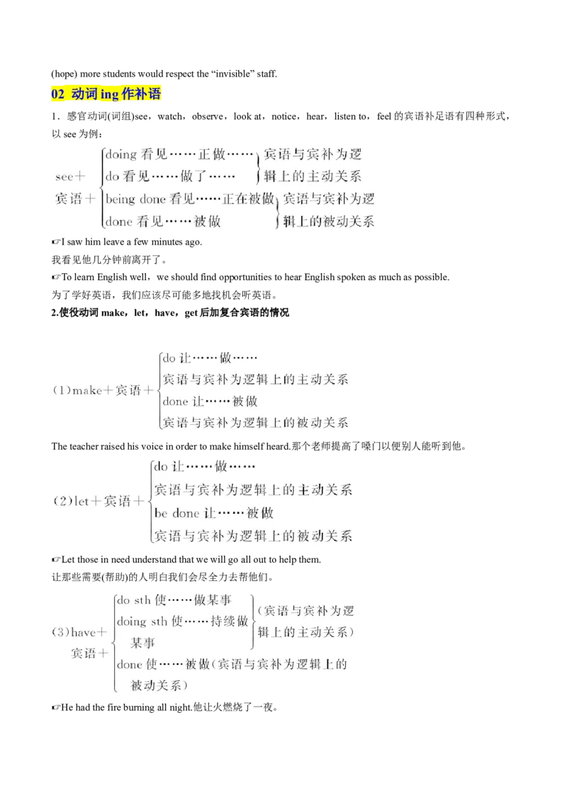 考点12动词ing（核心考点精讲精练）-备战2025年高考英语一轮复习考点帮（新高考通用）（原卷版）_3.2025英语总复习_2025年新高考资料_一轮复习_备战2025年高考英语一轮复习考点帮