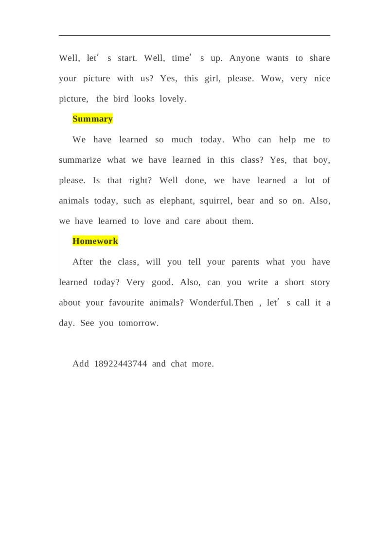 小学英语动物词汇的教学试讲稿_教资初高中_教资面试2025教资面试备考资料合集_教资面试资料合集_2025教资面试资料_25上教资面试中学合集_教资面试逐字稿_逐字稿