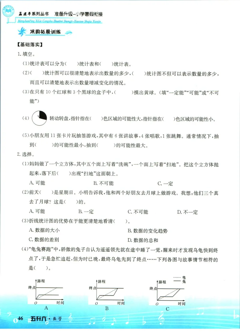 孟建平暑假衔接五升六数学_小学资料合集_2025版小学《孟建平暑假衔接》数学+语文_孟建平暑假衔接数学