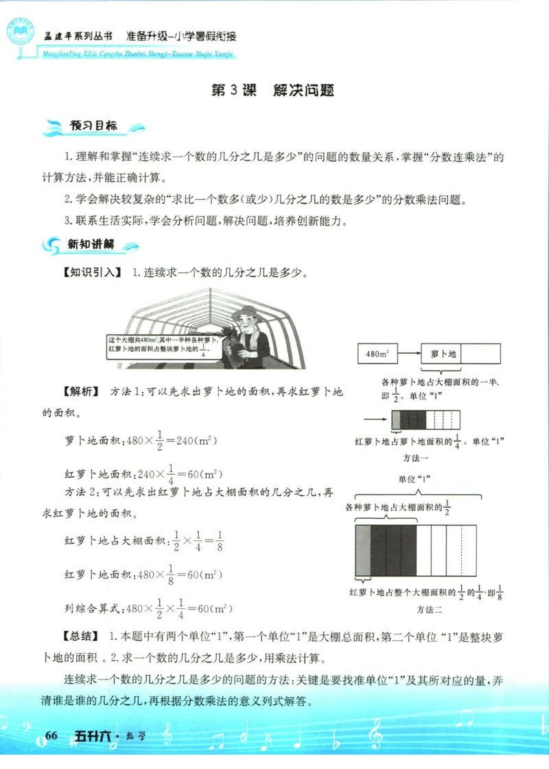 孟建平暑假衔接五升六数学_小学资料合集_2025版小学《孟建平暑假衔接》数学+语文_孟建平暑假衔接数学