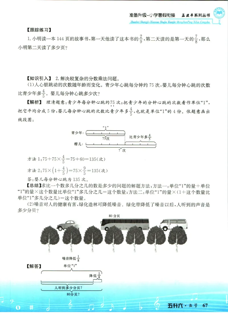 孟建平暑假衔接五升六数学_小学资料合集_2025版小学《孟建平暑假衔接》数学+语文_孟建平暑假衔接数学