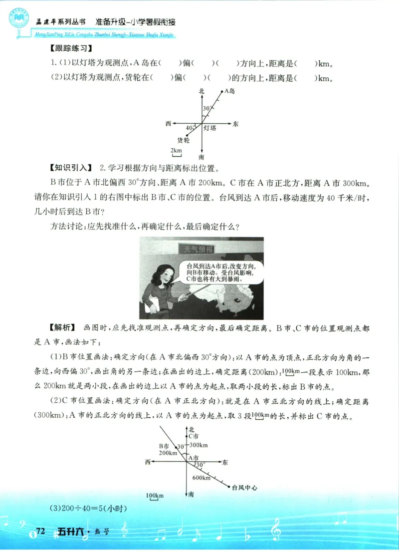 孟建平暑假衔接五升六数学_小学资料合集_2025版小学《孟建平暑假衔接》数学+语文_孟建平暑假衔接数学