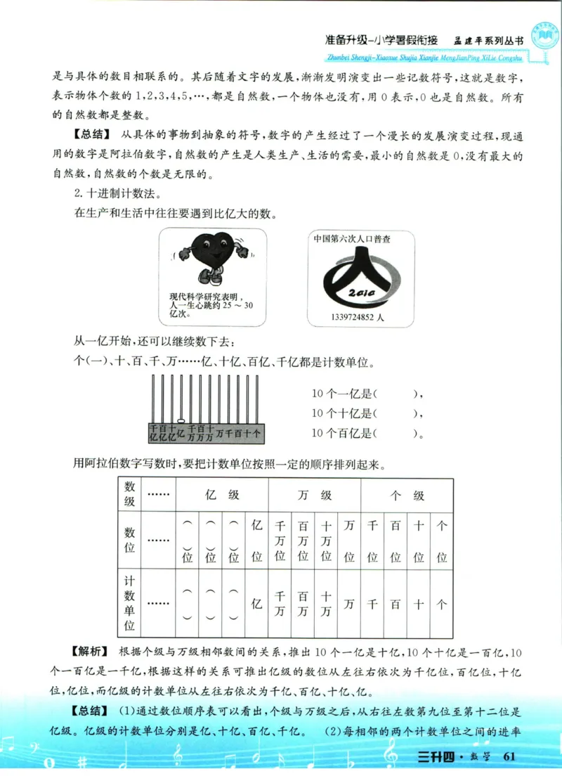 孟建平暑假衔接三升四数学_小学资料合集_2025版小学《孟建平暑假衔接》数学+语文_孟建平暑假衔接数学