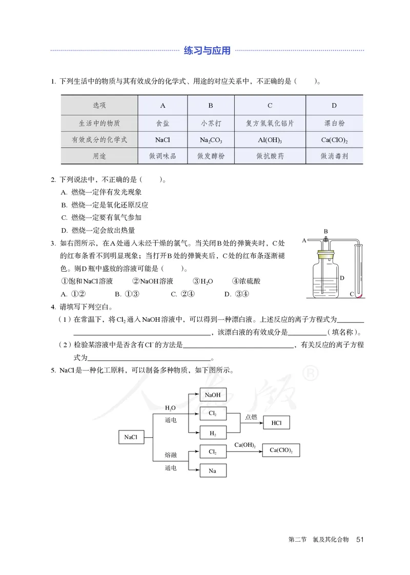 高中必修一化学（人教版）_教资初高中_教资面试2025教资面试备考资料合集_教资面试资料合集_3、教资面试资料包大全_45大圣中小幼面试资料包_高中_化学_高中化学电子课本