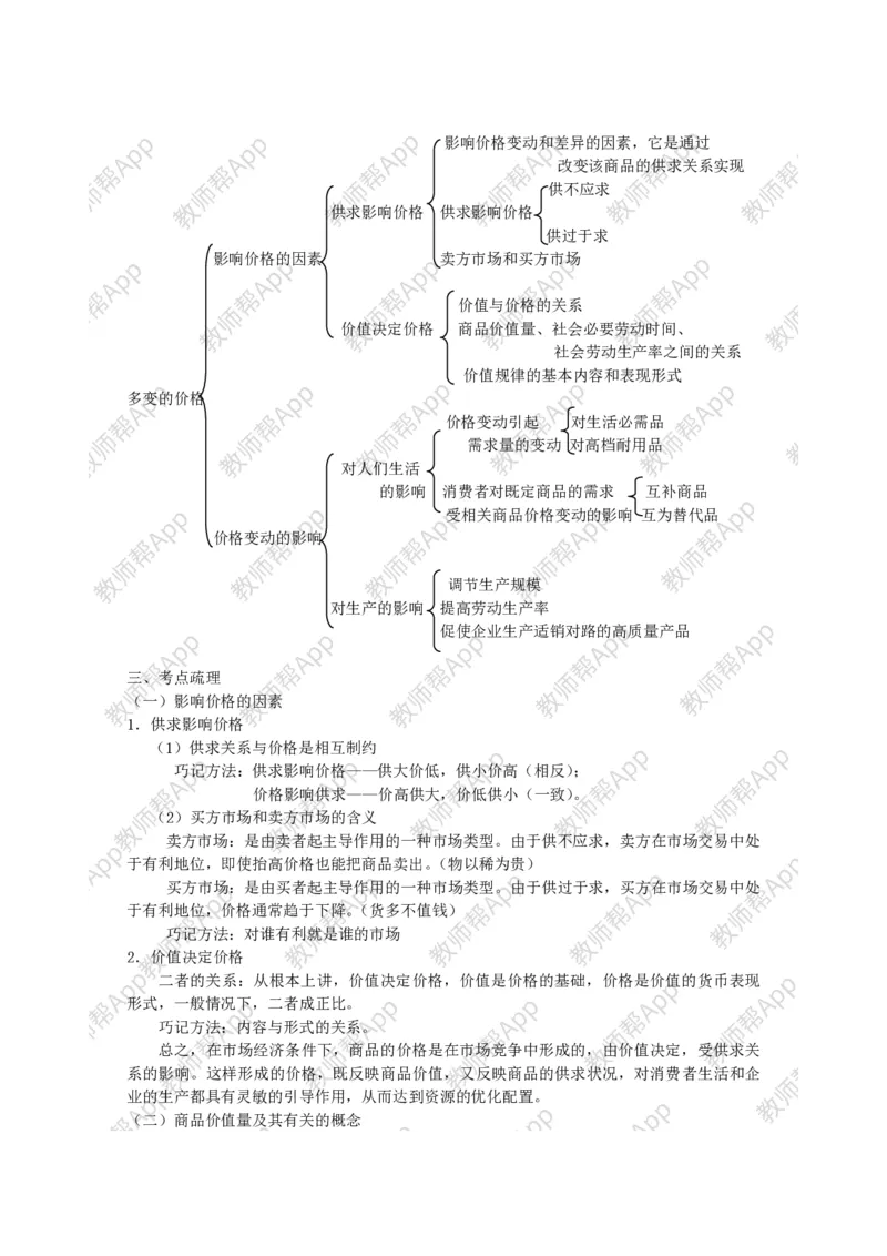 高中思想政治必修一经济生活：精品教案全集(1)_教资初高中_教资面试2025教资面试备考资料合集_教资面试资料合集_2025教资面试资料_25上教资面试-小学资料包_19教案：合集