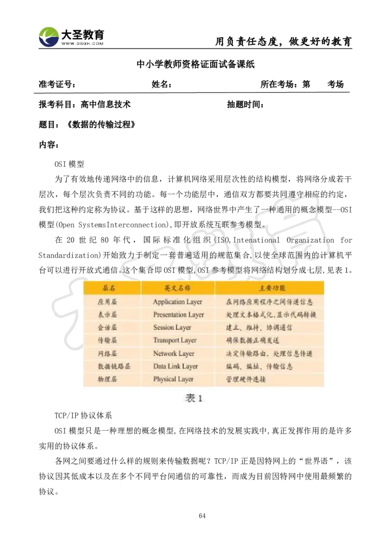 高中信息技术面试真题+模板_教资初高中_教资面试2025教资面试备考资料合集_教资面试资料合集_3、教资面试资料包大全_45大圣中小幼面试资料包_高中_信息技术