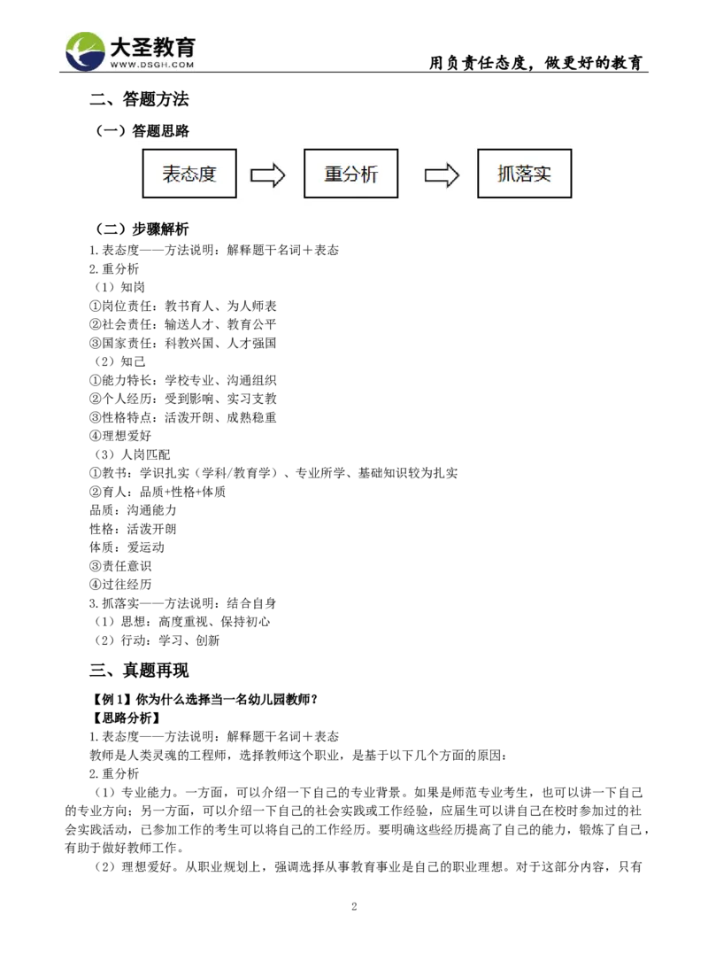 结构化模板（幼儿）_教资初高中_教资面试2025教资面试备考资料合集_教资面试资料合集_3、教资面试资料包大全_45大圣中小幼面试资料包_幼儿