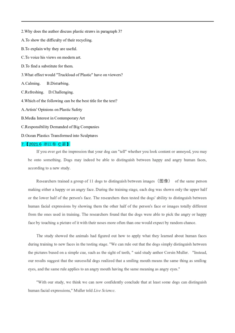 考点29-阅读理解主旨大意题（重难题型）（原卷版）-备战2023年高考英语一轮复习考点帮（全国通用）_3.2025英语总复习_赠品通用版（老高考）复习资料_一轮复习