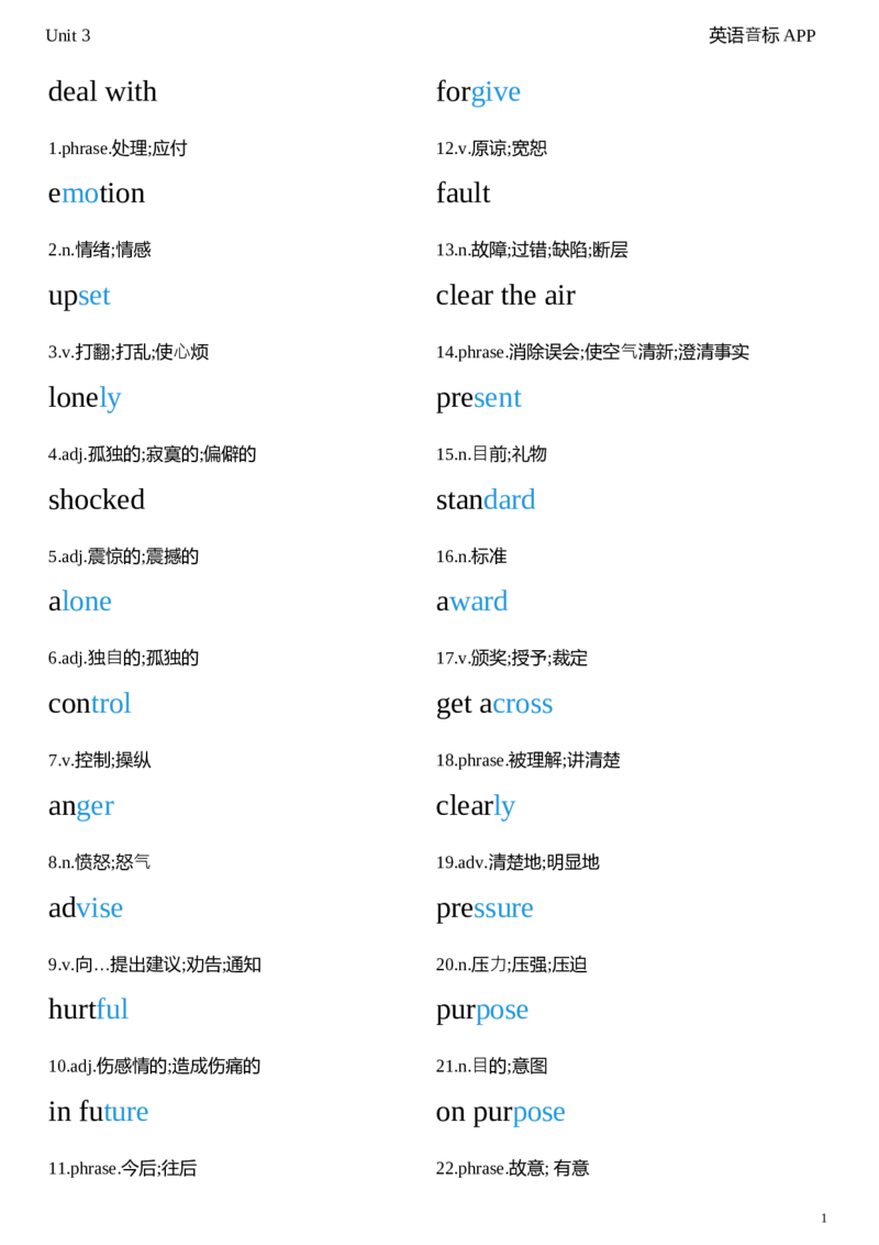 2026春人教版英语八下Unit3衡水体字贴_新人教八下资料包_05单词字帖（全）