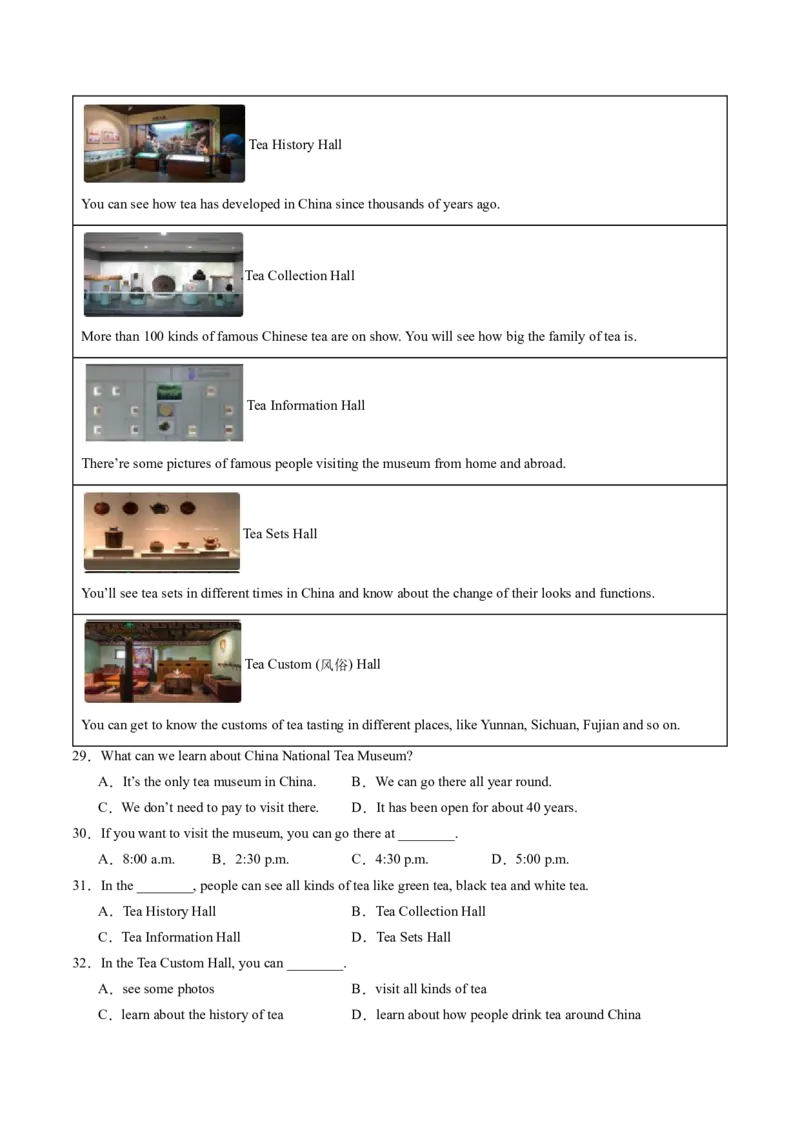 专题06阅读理解30篇（考题猜想）-（人教版）（学生版）_新人教八下资料包_35赠送其它_八年级英语下册（人教版）_期末专项复习-U302_2024版