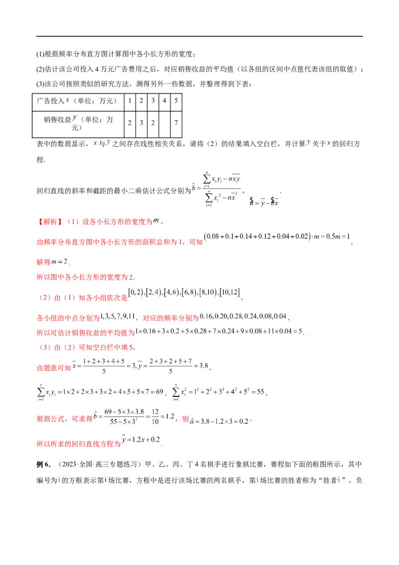 微专题23痛点问题之概率统计经典解答题（解析版）_2.2025数学总复习_2023年新高考资料_二轮复习_2023年新高考数学二轮复习微专题
