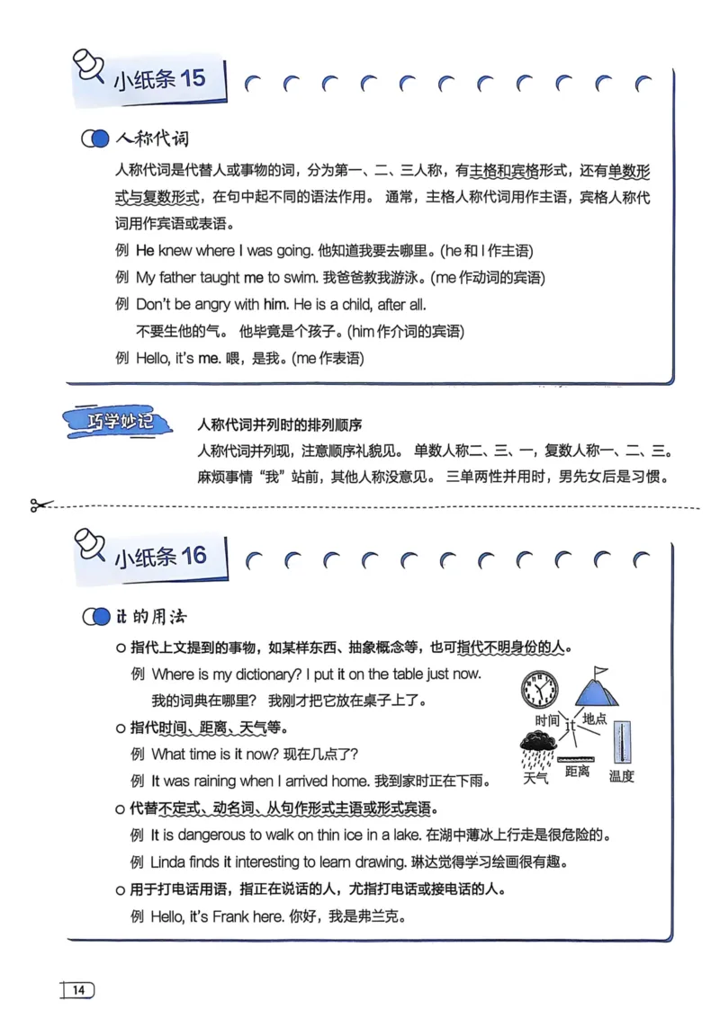 2026版初中《星火英语》中考语法120张小纸条（英语）语法册_新人教八下资料包_09小纸条合集_2025秋初中英语七八九年级《初中英语语法120张小纸条》含答案