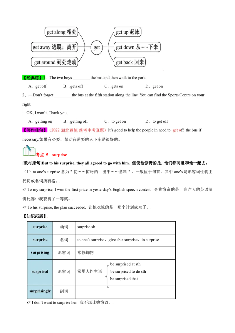 Unit1（知识清单）（人教版）（学生版）_新人教八下资料包_00、更新资料3月16日_单元知识复习专项-U122_2024版