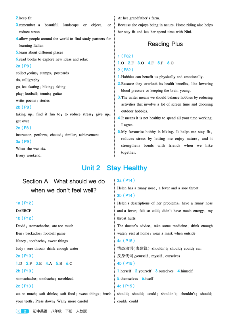 0_06-26版初中同步八下人教英语教材练习答案优化_新人教八下资料包_00上课课件PPT完整版已更新（共6套3套完整版其余更新中）_第四套完整版_新教材资源（26春）(1)_教材练习答案