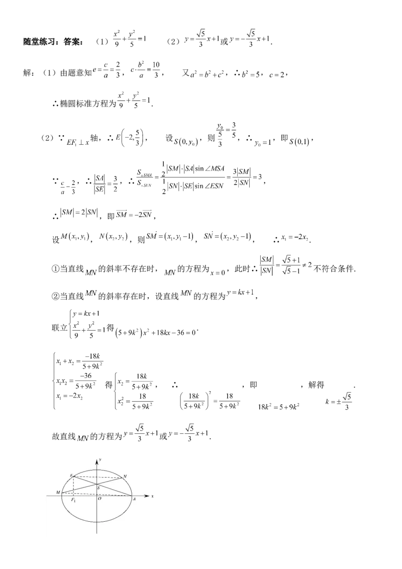 圆锥曲线的方程（二）讲义&mdash;&mdash;2025届高三数学专项复习（含答案）_2.2025数学总复习_2025年新高考资料_专项复习_2025高考总复习专项复习-圆锥曲线的方程讲义（含答案）（完结）