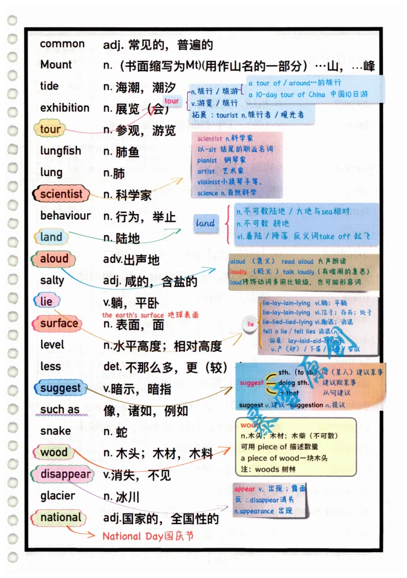 2025春七下外研社单词笔记_七下外研版2026英语_2025春_6.单词笔记