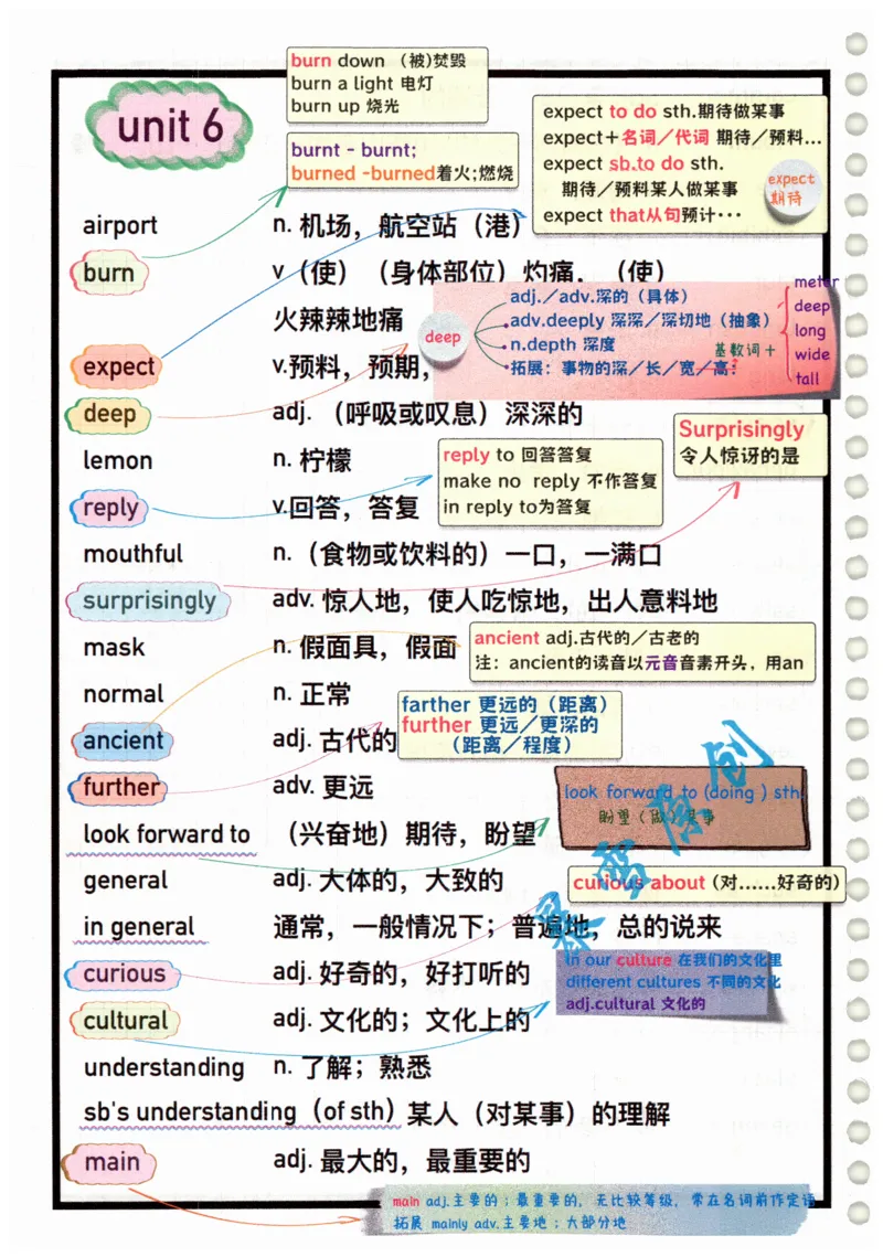 2025春七下外研社单词笔记_七下外研版2026英语_2025春_6.单词笔记