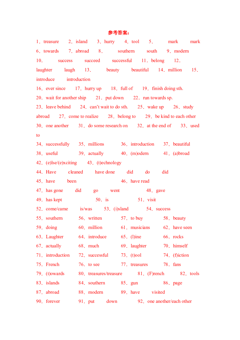 Unit8词汇篇-（人教新目标）_新人教八下资料包_35赠送其它_八年级英语下册（人教版）_单元过关检测-V23