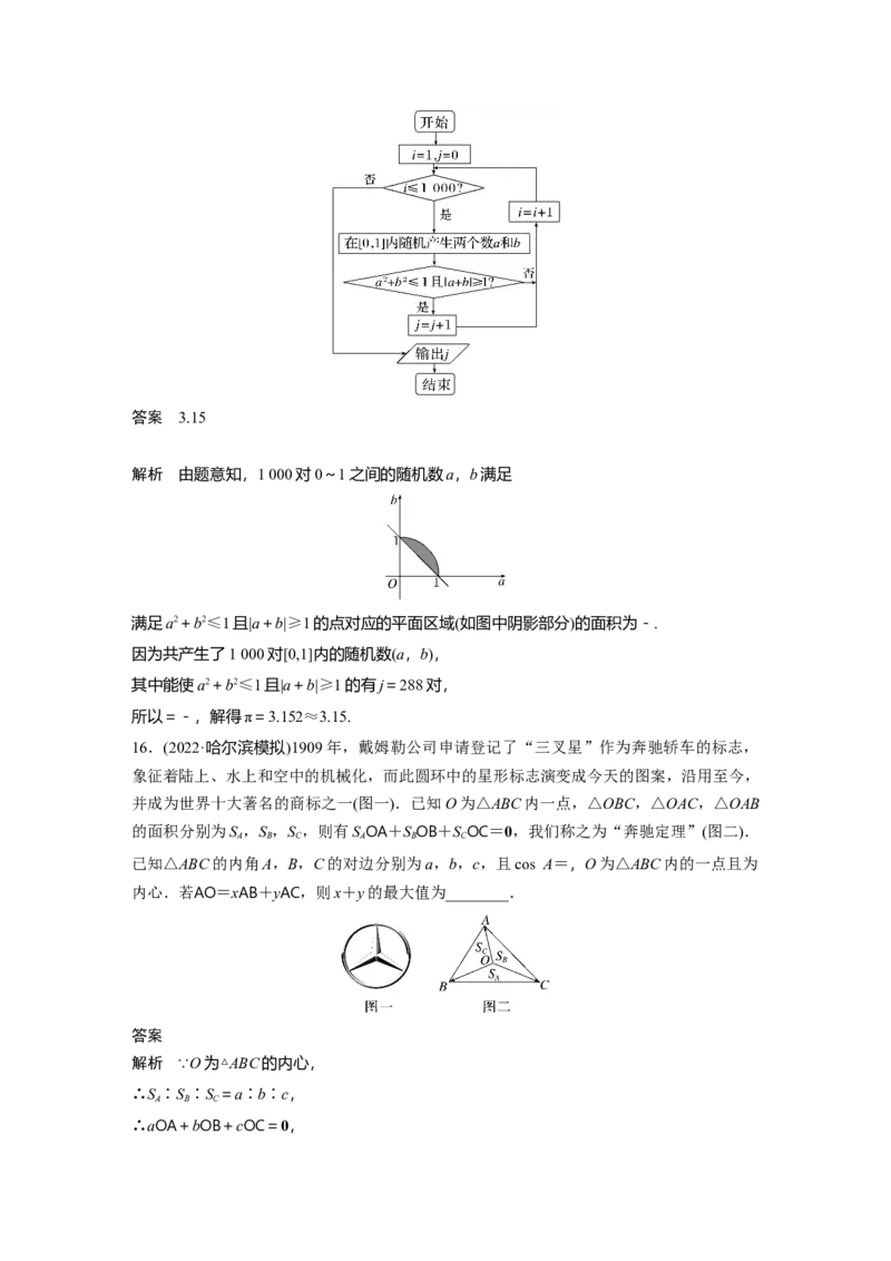 仿真模拟卷2_2.2025数学总复习_赠品通用版（老高考）复习资料_二轮复习_2023年高考数学二轮复习讲义+课件（全国版文科）_2023年高考数学二轮复习讲义（全国版文科）_仿真模拟卷