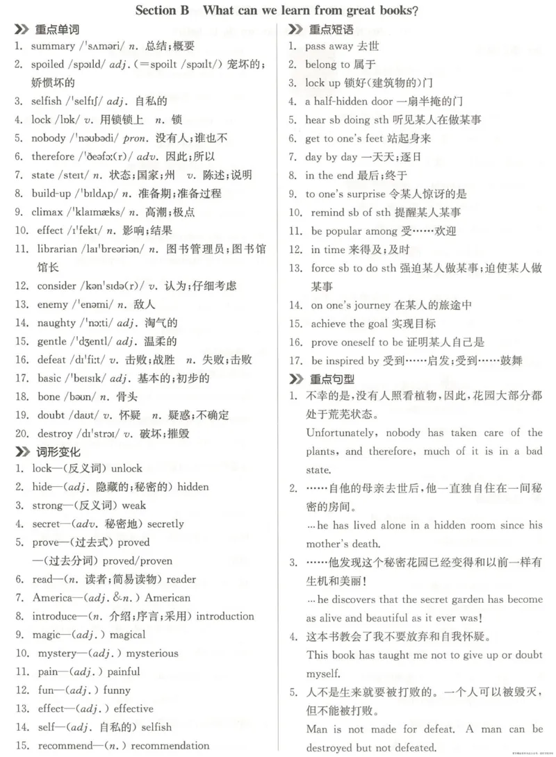 8bUnit7重点背记和默写_新人教八下资料包_00、更新资料3月16日_专项练习(2)_新课标资料（看这里面）