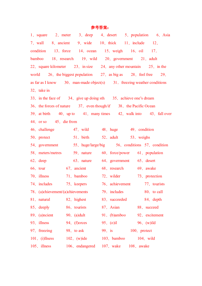 Unit7词汇篇-（人教新目标）_新人教八下资料包_35赠送其它_八年级英语下册（人教版）_单元过关检测-V23