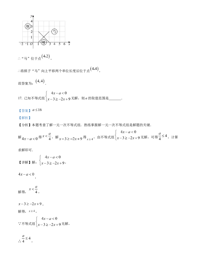 下学期七年级数学期末模拟测试卷（解析版）_初中数学_七年级数学下册（人教版）_期中+期末