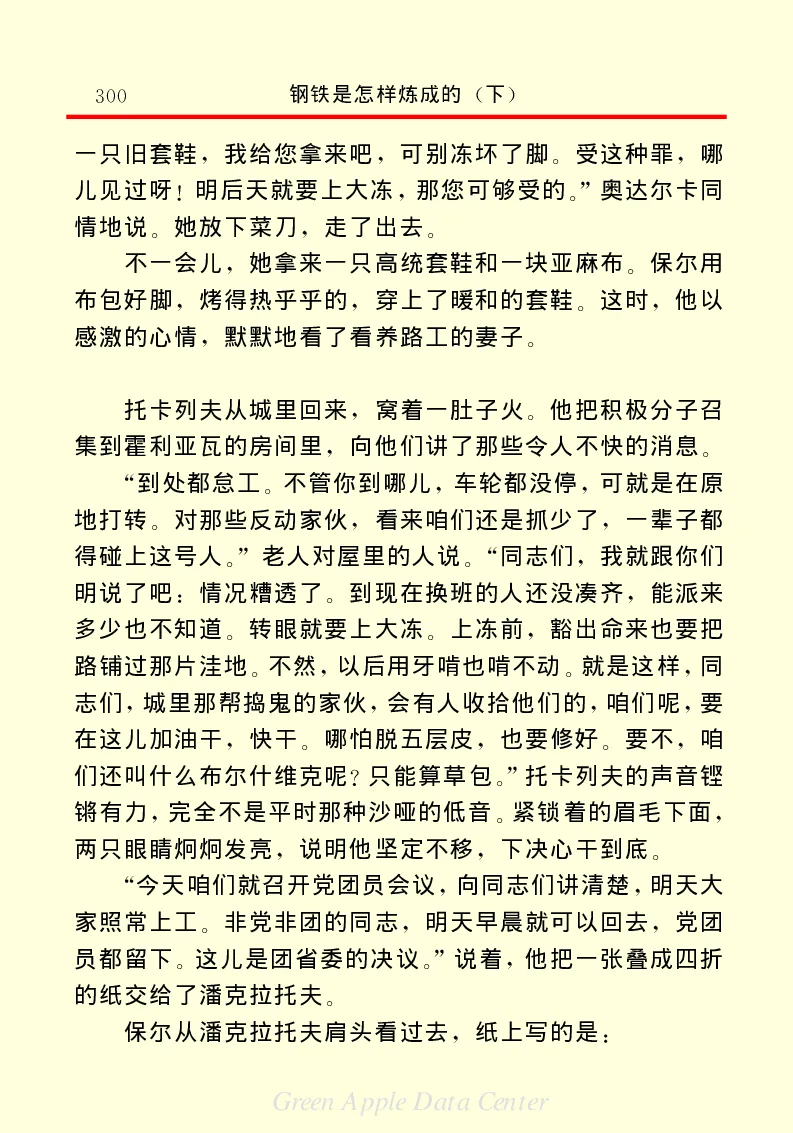 世界名著钢铁是怎样炼成的2_高中语文上册_语文赠品_编号06：语文高中：语文课外阅读之世界名著pdf(32份)