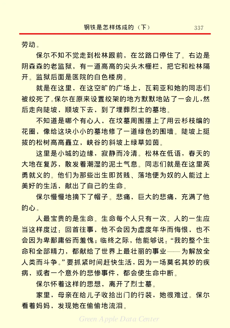 世界名著钢铁是怎样炼成的2_高中语文上册_语文赠品_编号06：语文高中：语文课外阅读之世界名著pdf(32份)