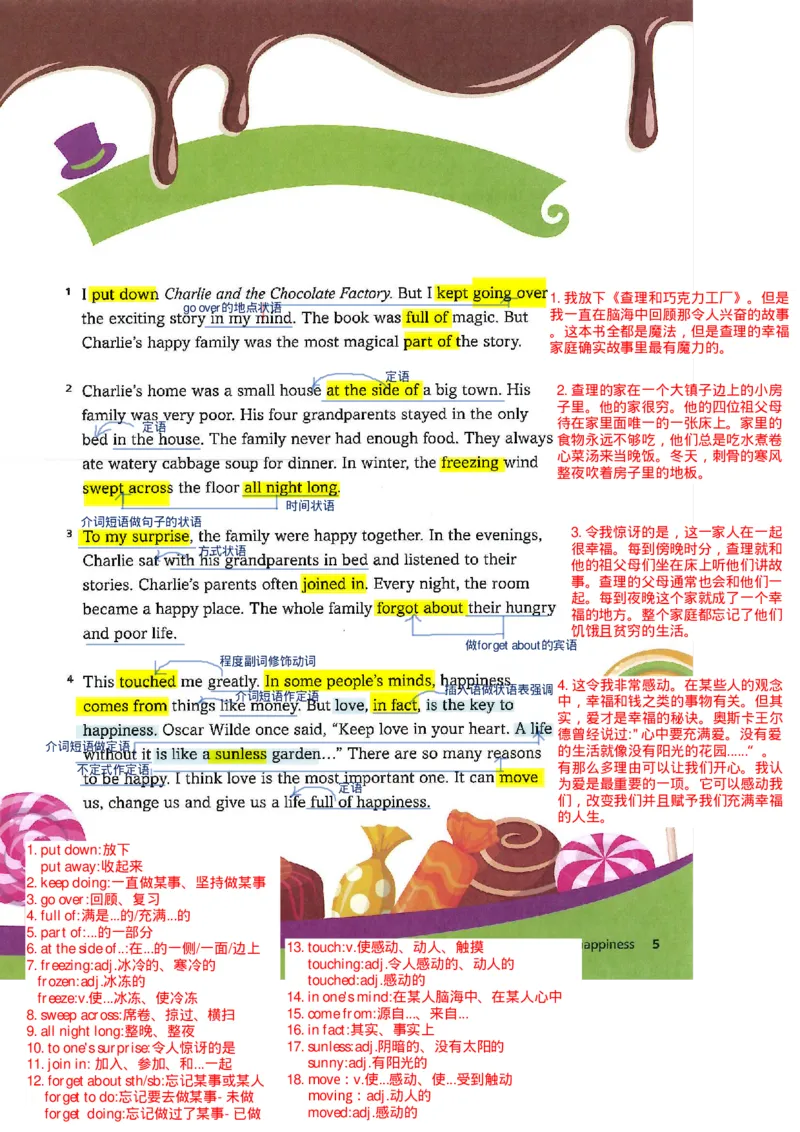 2025年春新外研版七年级英语下册Unit1Thesecretsofhappiness教材完全解读（注释+答案）PDF电子书版_七下外研版2026英语_2026春版本一_新外研英语7下_2025春外研七下：自学包