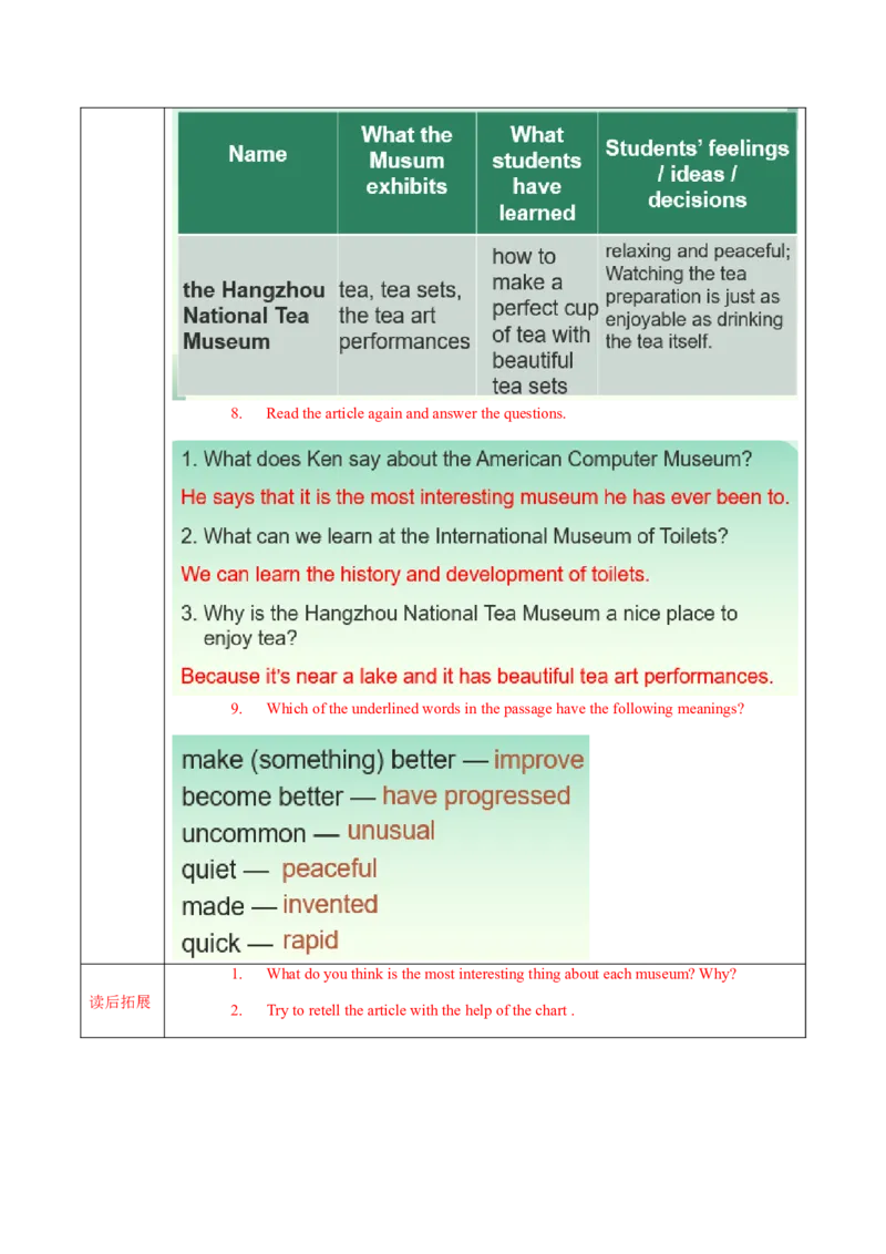 Unit9第3课时SectionA(3a-3c)(导学案)-（人教版）_新人教八下资料包_35赠送其它_八年级英语下册（人教版）_导学案