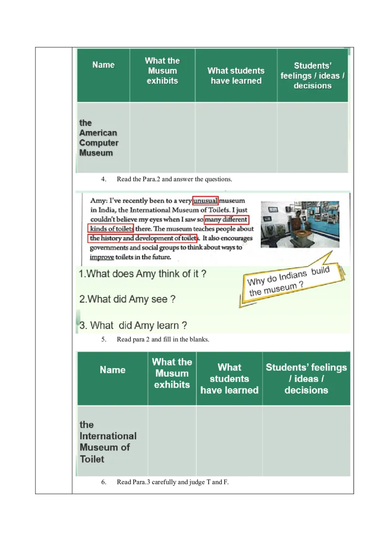 Unit9第3课时SectionA(3a-3c)(导学案)-（人教版）_新人教八下资料包_35赠送其它_八年级英语下册（人教版）_导学案