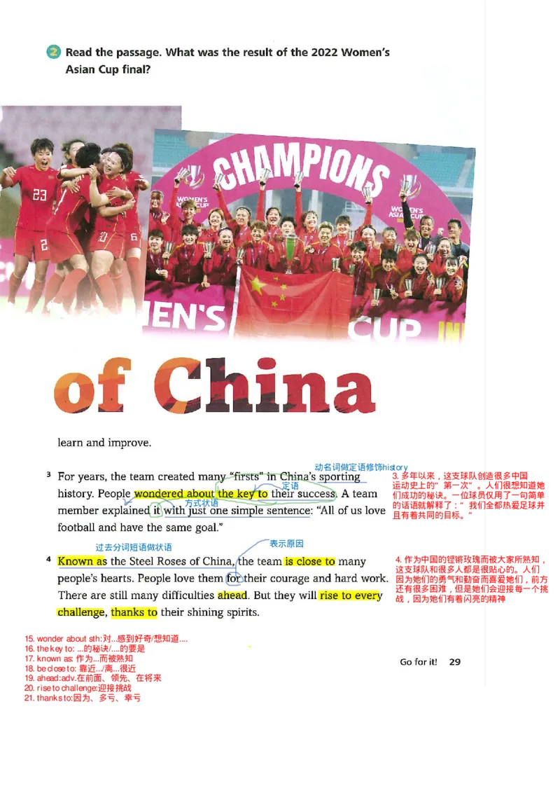 2025年春新外研版七年级英语下册Unit2Goforit!教材完全解读（注释+答案）PDF电子书版_七下外研版2026英语_2026春版本一_新外研英语7下_2025春外研七下：自学包_课堂笔记（可编辑）