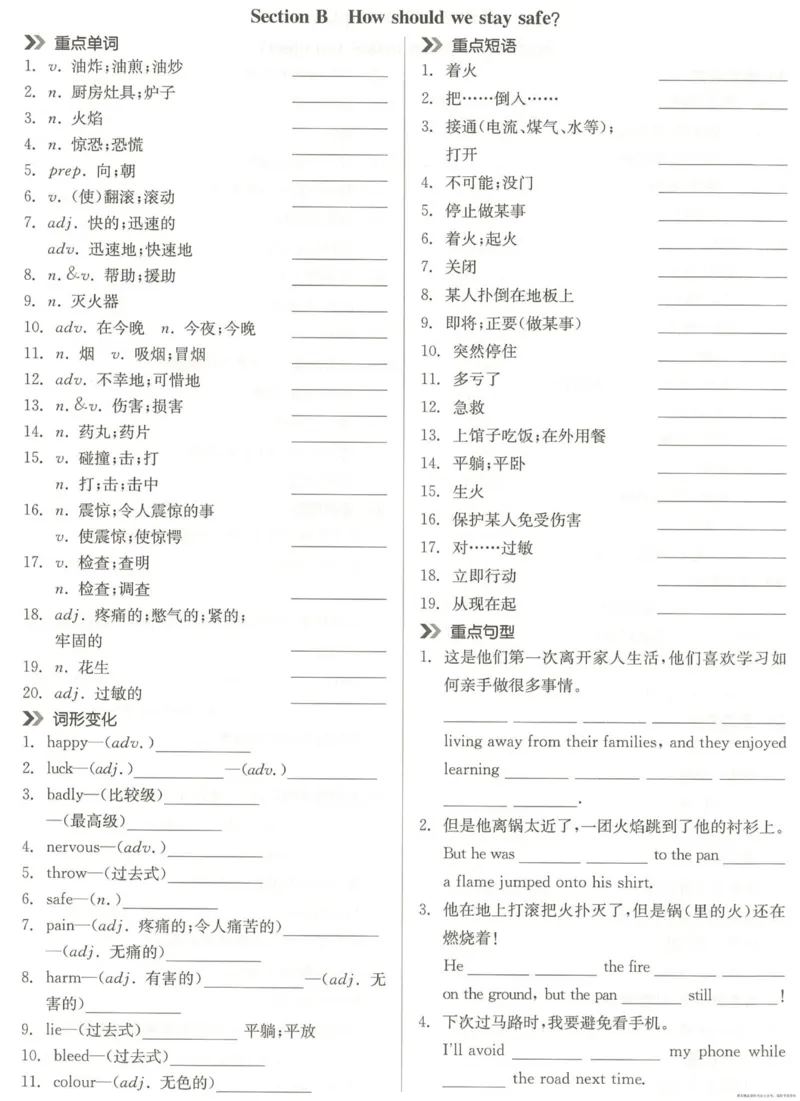 8bUnit2重点背记和默写_新人教八下资料包_00、更新资料3月16日_专项练习(2)_新课标资料（看这里面）