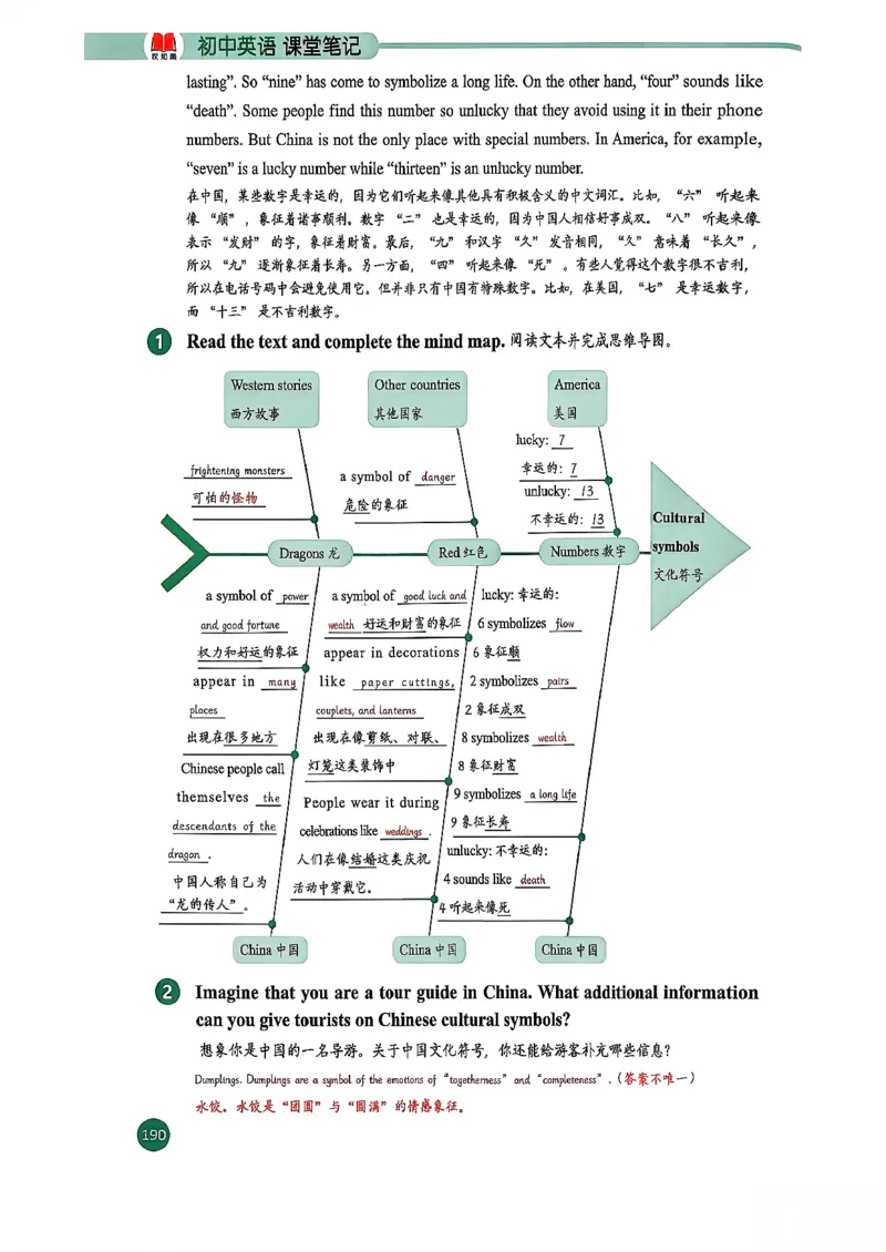 2026春八下人教英语课堂笔记_新人教八下资料包_01课堂笔记共3套完整版_《汉知简课堂笔记》