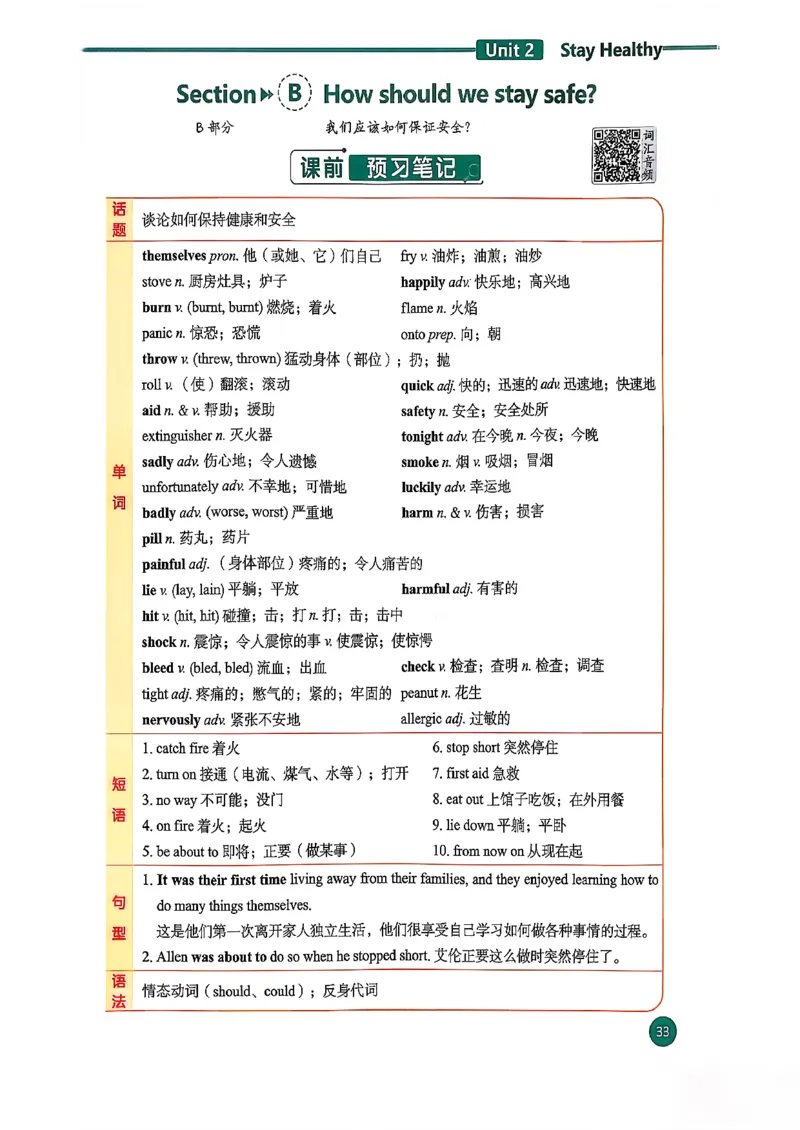 2026春八下人教英语课堂笔记_新人教八下资料包_01课堂笔记共3套完整版_《汉知简课堂笔记》