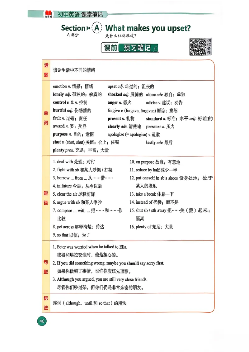 2026春八下人教英语课堂笔记_新人教八下资料包_01课堂笔记共3套完整版_《汉知简课堂笔记》