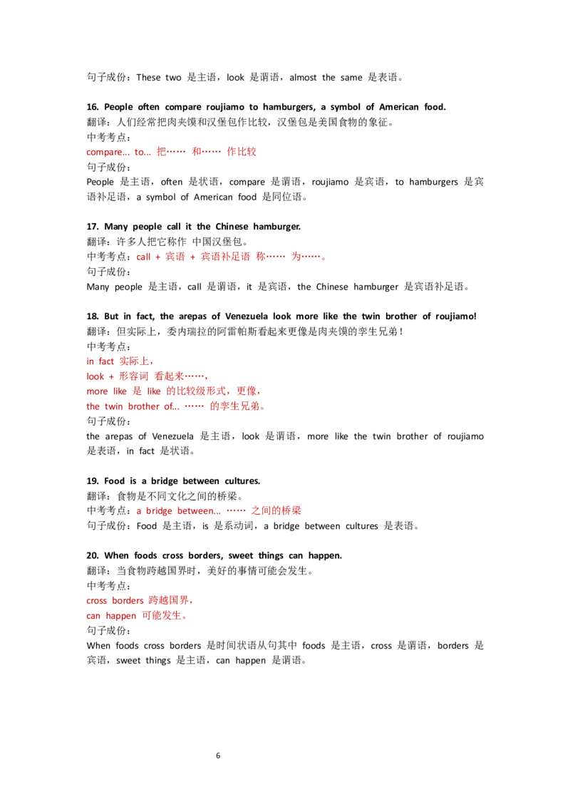 Unit3Foodmatters：Readingforwriting课文逐句精讲_七下外研版2026英语_2025春_11.重点句子+短语分析_Unit3Foodmatters--课文知识讲解（重点短语+句子解析）