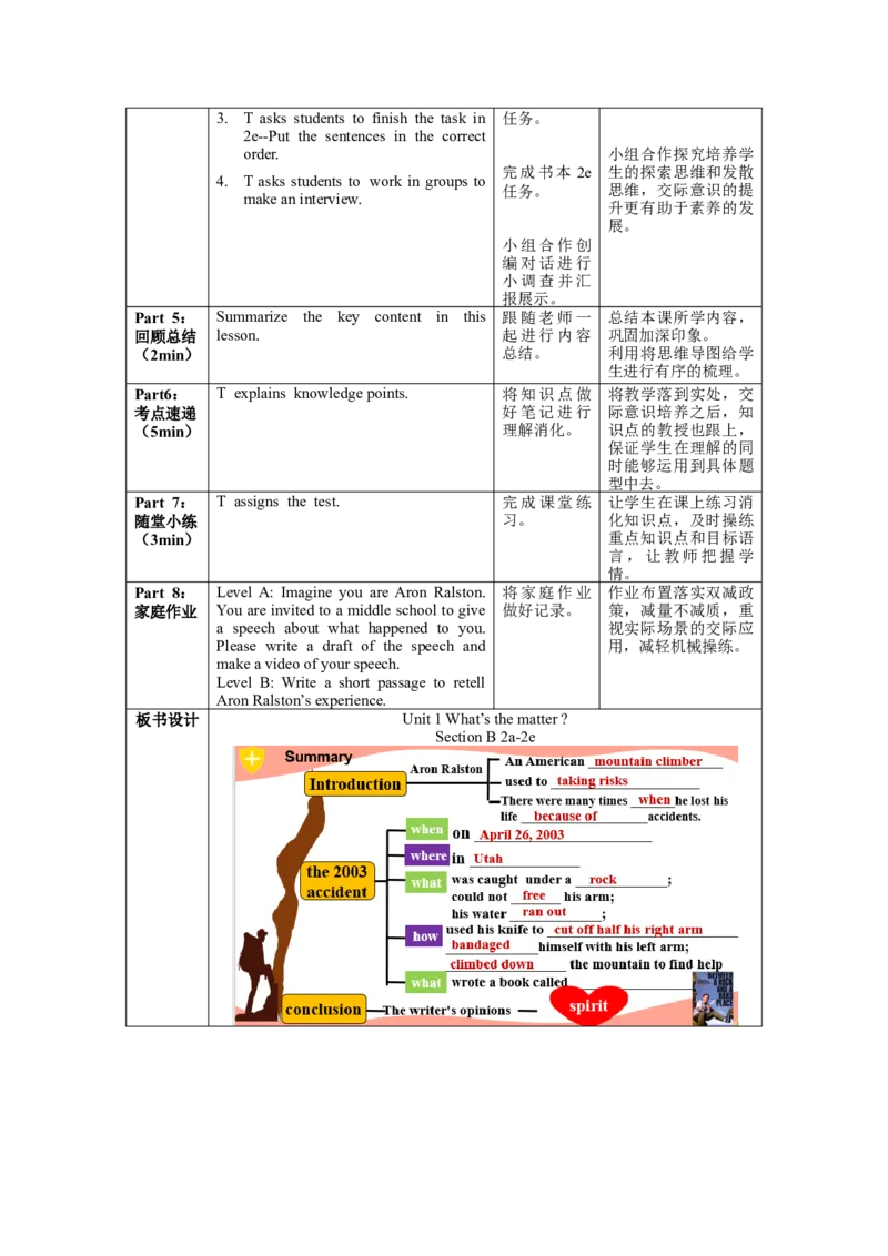Unit1第5课时SectionB(2a-2e)(教学设计)-（人教版）_新人教八下资料包_35赠送其它_八年级英语下册（人教版）_教学设计