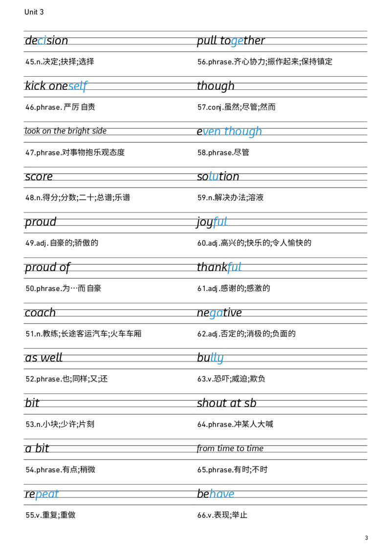 2026春人教版英语八下Unit3衡水体字贴_新人教八下资料包_00、更新资料3月16日_单词专项_新课标资料（看这里面）_单词默写包