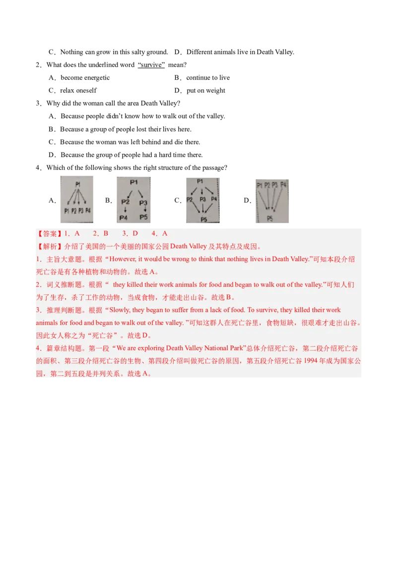 09.文化旅游及其意义(教师版)_新人教八下资料包_35赠送其它_八年级英语下册（人教版）_写作万能模板与题型通-U51_同步拓展主题阅读
