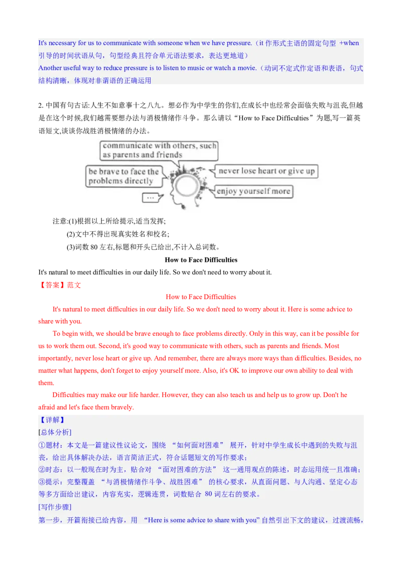 Unit3Growingup（单元同步写作讲义）（解析版）_新人教八下资料包_00、更新资料3月16日_专项练习(2)_新课标资料（看这里面）