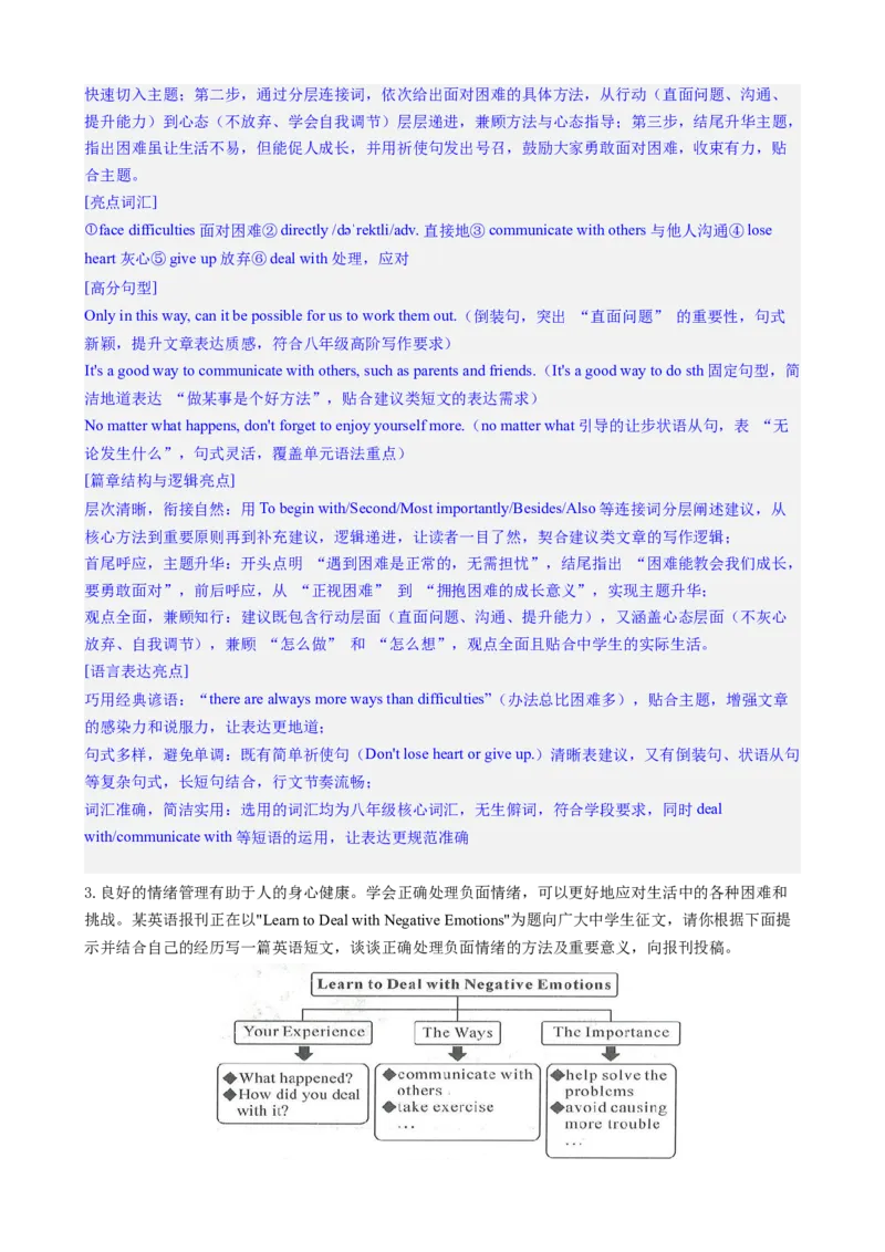 Unit3Growingup（单元同步写作讲义）（解析版）_新人教八下资料包_00、更新资料3月16日_专项练习(2)_新课标资料（看这里面）