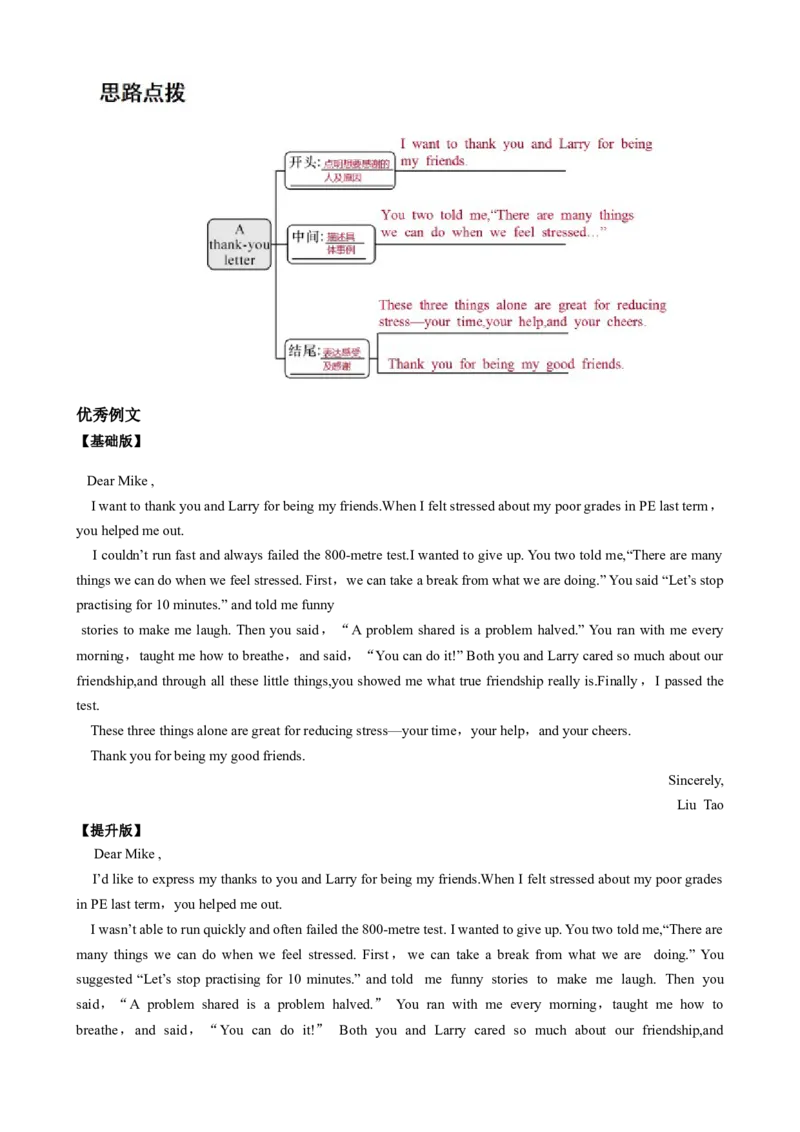 Unit3Growingup（单元同步写作讲义）（原卷版）_新人教八下资料包_00、更新资料3月16日_专项练习(2)_新课标资料（看这里面）