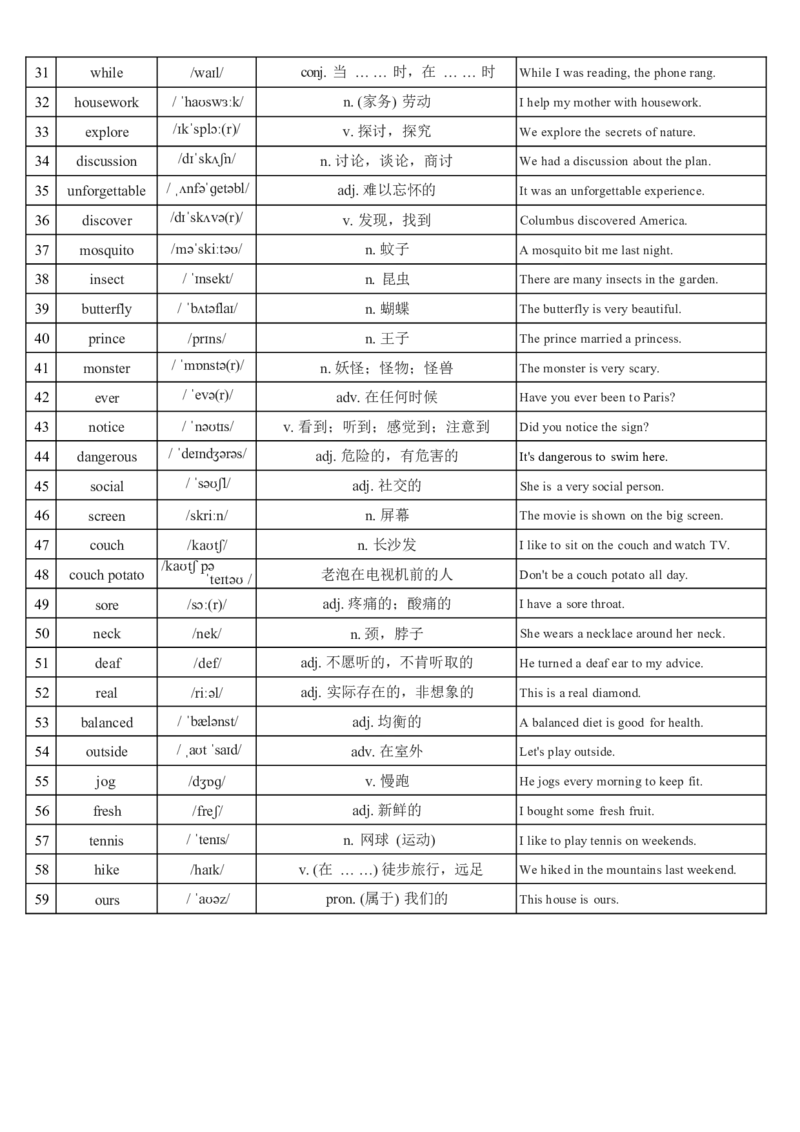 2026春外研版七年级英语下册词汇总表-含例句_七下外研版2026英语_2026春_3、外研社七下默写包_合并版