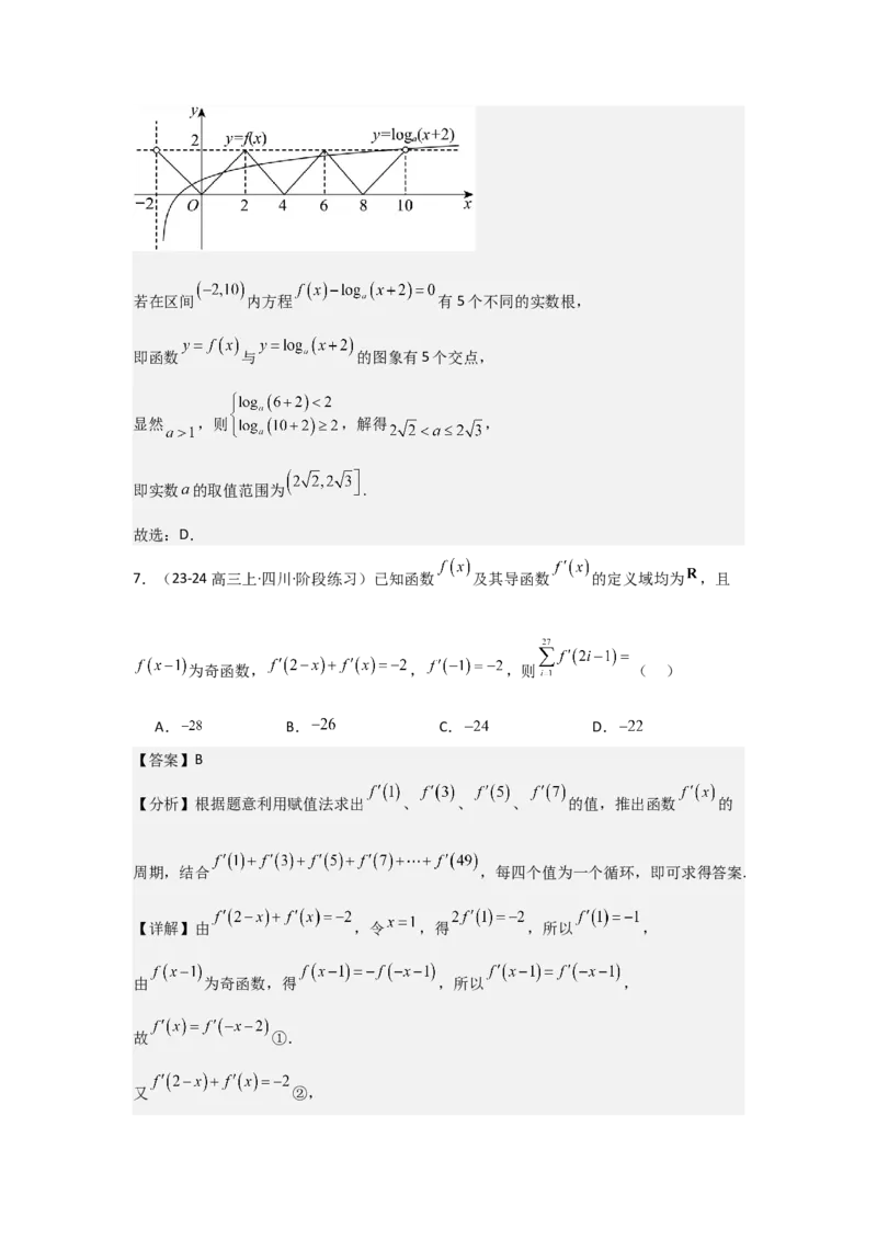 培优点01函数性质的综合应用（4种核心题型+基础保分练+综合提升练+拓展冲刺练）解析版_2.2025数学总复习_2025年新高考资料_一轮复习_2025年高考数学一轮复习核心题型讲与练（完结）