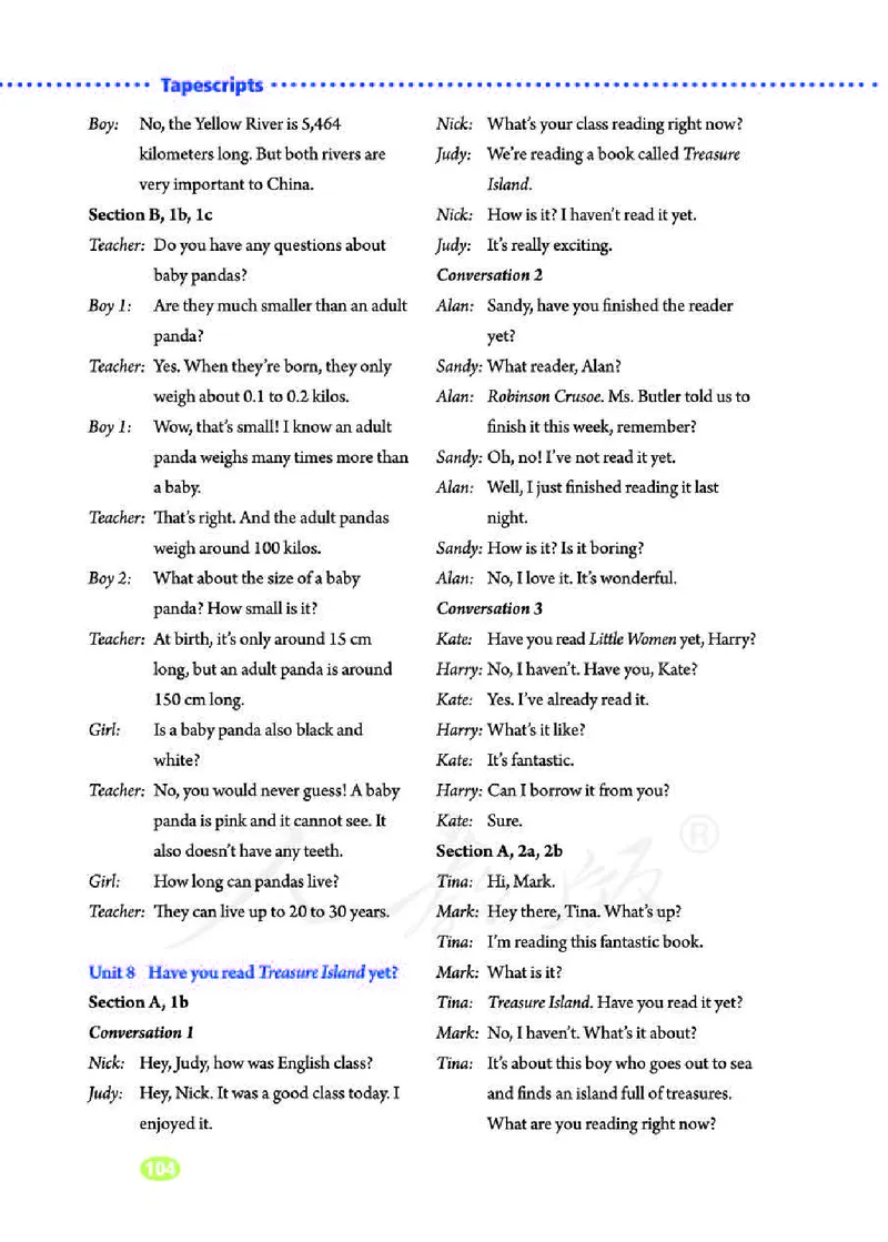 人教版8年级英语下册_新人教八下资料包_35赠送其它_八年级英语下册（人教版）