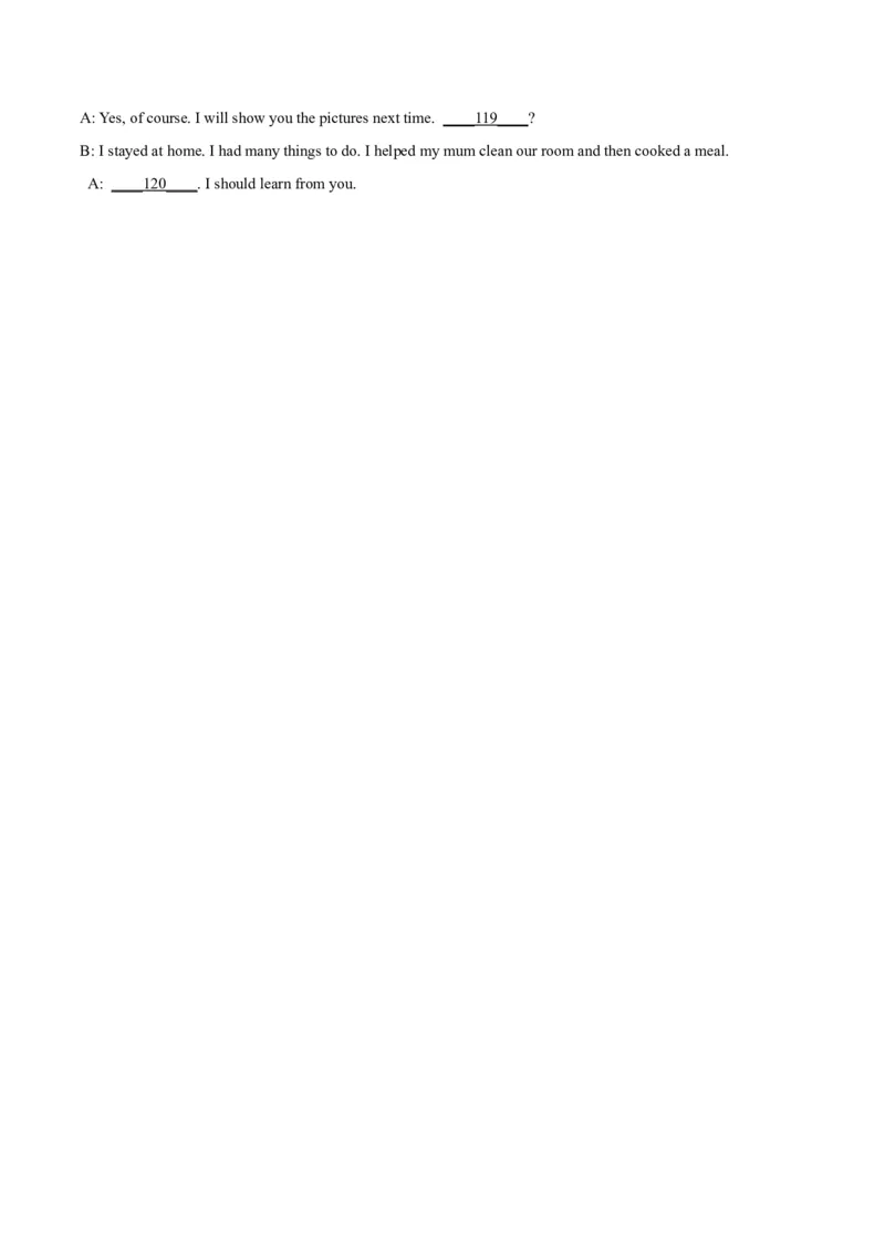 专题12补全对话（名校期末真题专练）-八年级英语下（人教版）（学生版）_新人教八下资料包_35赠送其它_八年级英语下册（人教版）_期中期末