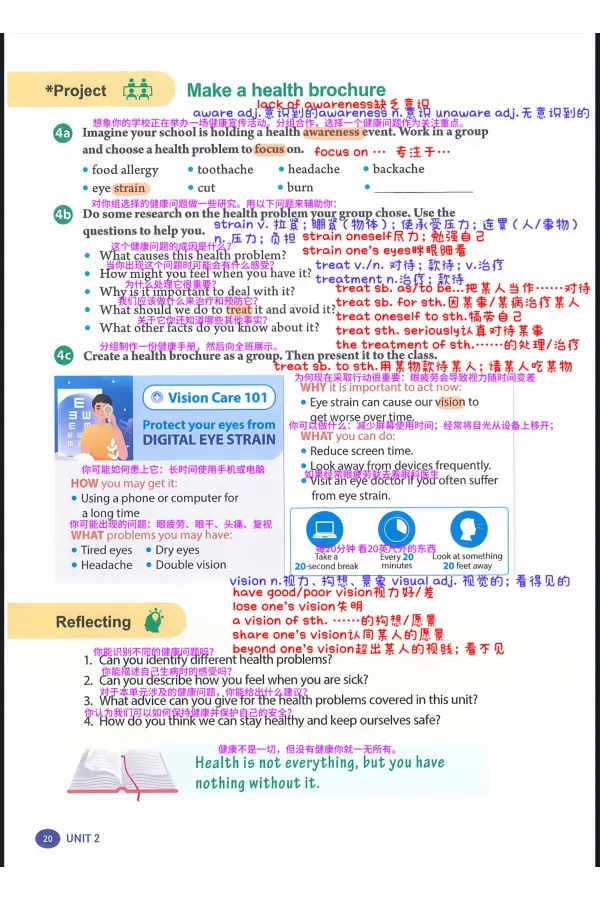 2026春人教八下U2_新人教八下资料包_01课堂笔记共3套完整版_课堂笔记版本1U1-U8