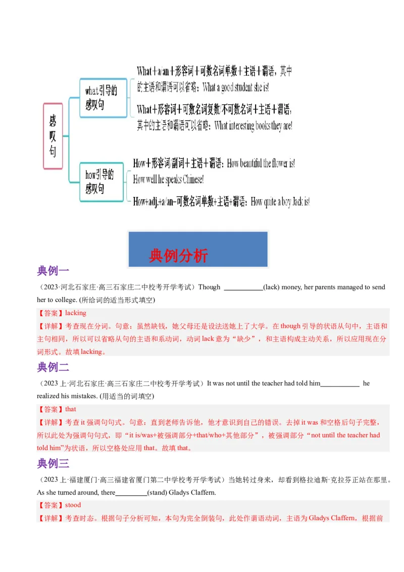重难点14语法填空特殊句式-2024年高考英语热点&middot;重点&middot;难点专练(解析版）（新高考专用）_3.2025英语总复习_2024年新高考资料_3.2024专项复习